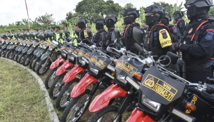 Apel Gelar Pasukan, Polda Jabar Pastikan Kesiapan Pengamanan PSU Kabupaten Tasikmalaya