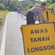 Longsor Terjang Jalan Raya Mangunreja-Sukaraja, Separuh Badan Jalan Amblas ke Jurang Sedalam 20 Meter
