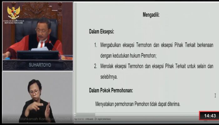 Dianggap Tak Adil, Paslon 03 Pilkada Kabupaten Tasikmalaya Nyatakan Sikap Politik Tolak Putusan MK