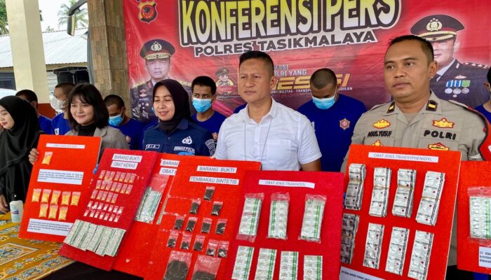 Jual Narkoba via Instagram, Sembilan Pelaku Diringkus Polres Tasikmalaya