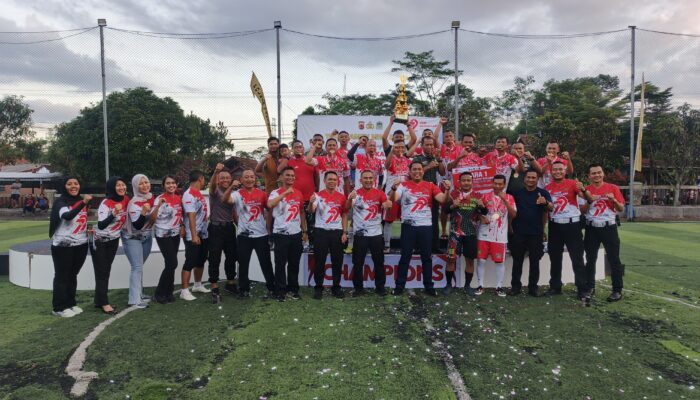 Kodim 0612/Tasikmalaya Juara Turnamen Mini Soccer HUT Bhayangkara ke-79 2 polres cup2