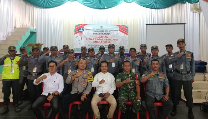 Pelatihan Kesiapsiagaan Bencana: Sinergi TNI–Polri dan Pemerintah Desa Sukaraja Rajapolah