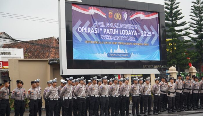 Operasi Patuh Lodaya 2025 Resmi Dimulai, Polres Tasikmalaya Kerahkan Kekuatan Penuh