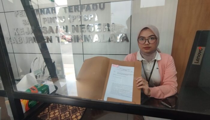 Fortabes Laporkan Dugaan KKN Proyek Jalan Tanjungjaya ke Kejari Kabupaten Tasikmalaya