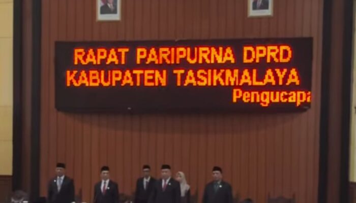 Resmi Dilantik Gantikan Ai Diantani, Yudi Zulkarnaen Siap Kawal Aspirasi Rakyat Kabupaten Tasikmalaya