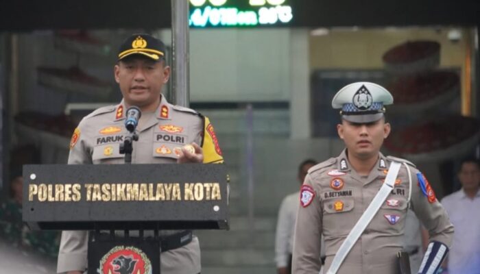 Polres Tasikmalaya Kota Gelar Apel Operasi Patuh Lodaya 2025, Fokuskan Penegakan Tertib Lalu Lintas