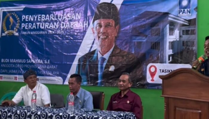 Sosialisasi Perda Jadi Momen Silaturahmi Budi Mahmud Saputra dengan Warga Tamansari Tasikmalaya