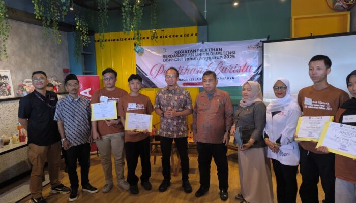 Wali Kota Tasikmalaya Tutup Pelatihan Barista, Dorong Anak Muda Mandiri Lewat Dunia Kopi