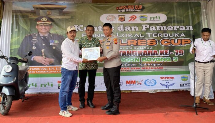 Kapolres Tasikmalaya Kota Buka Kontes Bonsai, Dorong UMKM Cisayong Tembus Pasar Nasional