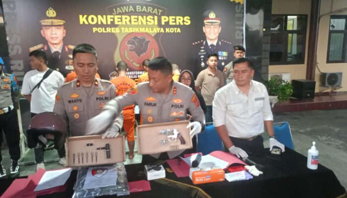 Lawan Petugas Pakai Senpi, Empat Curanmor Ditembak Polisi di Tasikmalaya