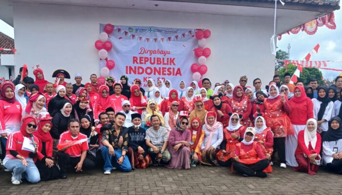 HUT RI ke-80, Puskesmas Cigalontang Gelar Lomba Meriah Bersama Warga