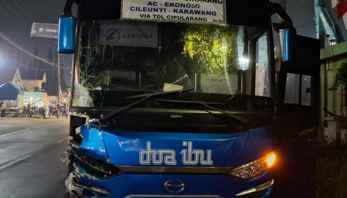 Bus Doa Ibu Terlibat Laka Lantas, Pemuda 19 Tahun Asal Cisayong Meninggal di TKP