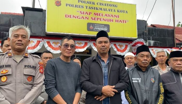 Doa Bersama di Polsek Cisayong: Tokoh Agama, DPRD hingga Aparat Sepakat Jaga Kondusivitas