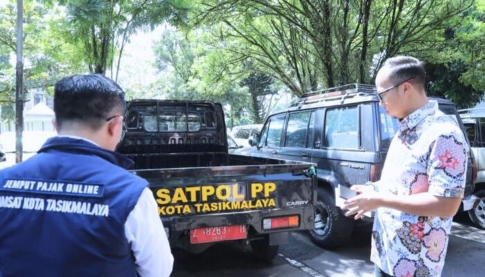 Wali Kota Tasikmalaya Sidak Kendaraan Dinas, 395 Unit Belum Tertib Bayar Pajak