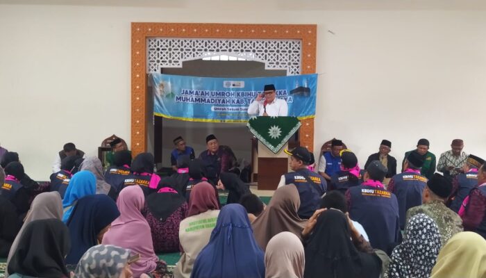 KBIHU TAZAKKA Muhammadiyah Tasikmalaya Resmi Berangkatkan 38 Jamaah Umroh Perdana