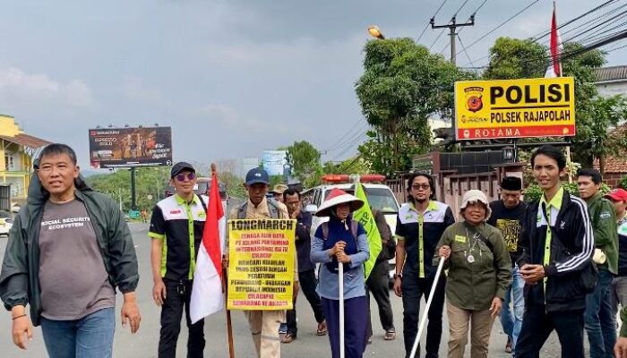 SBSI Kawal Buruh Korban PHK Pertamina Cilacap Longmarch ke Jakarta