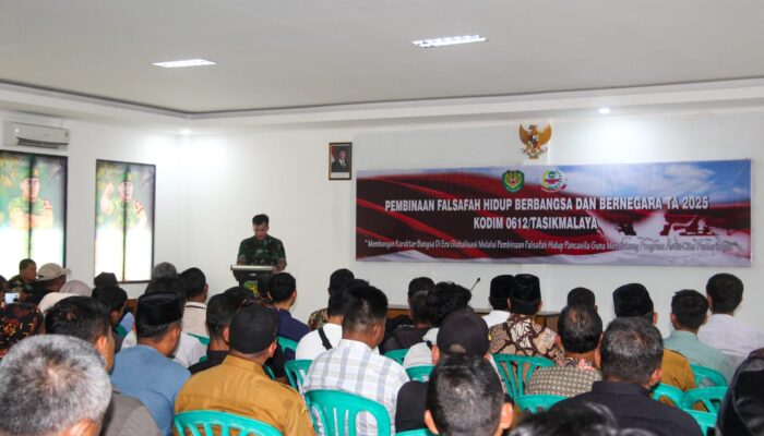 Kodim 0612/Tasikmalaya Gelar Pembinaan Falsafah Hidup Berbangsa dan Bernegara