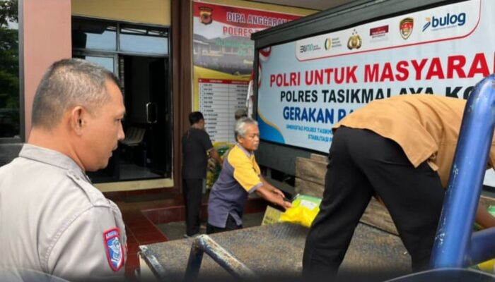 Beras SPHP Jadi Incaran di Gelaran Pangan Murah Polres Tasikmalaya Kota 2 polres pangan1