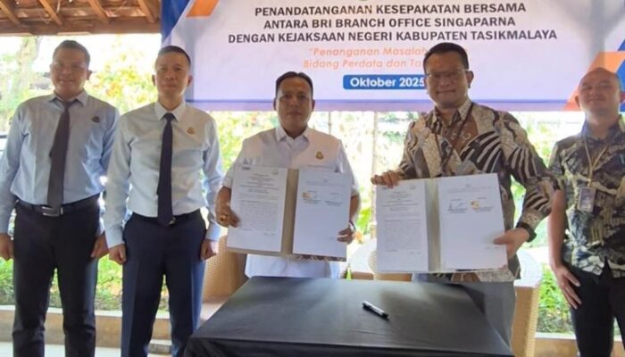 Kejari Tasikmalaya dan BRI Perpanjang MoU, Berhasil Pulihkan Keuangan Negara Rp5 Miliar