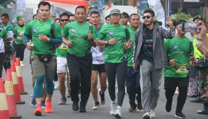 Ribuan Pelari Meriahkan Tarumanagara Patriot Run 2025 di Makodim 0612 Tasikmalaya