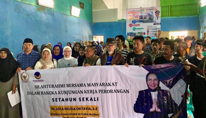 Anggota DPR RI Hj Lola Nelria Oktavia Silaturahmi ke Warga Cisayong, Serap Aspirasi Soal Kesehatan dan Pertanian