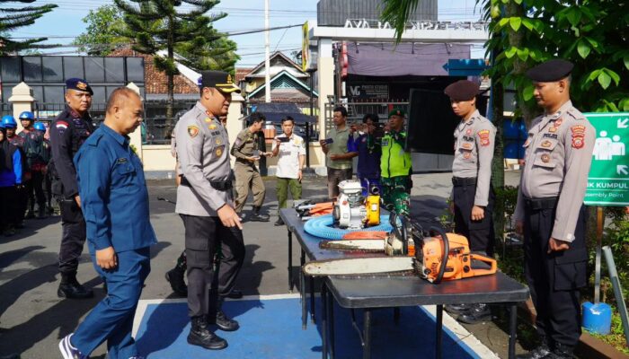 Polres Tasikmalaya Gelar Apel Siaga Hadapi Potensi Bencana Musim Hujan