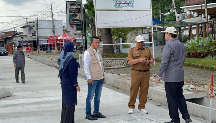 H Uden Dida Tinjau Rekonstruksi Ruas Jalan Provinsi Mangkubumi–Singaparna