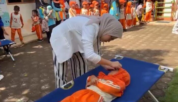 KSB Cipatujah Edukasi Mitigasi Bencana untuk Anak PAUD dengan Cara Belajar Sambil Bermain