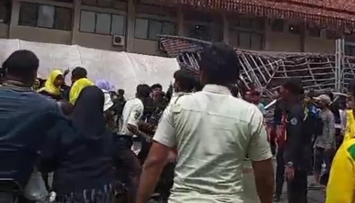 Polisi Dalami Dugaan Masalah Konstruksi Bangunan Gazebo Unsil Tasikmalaya yang Ambruk