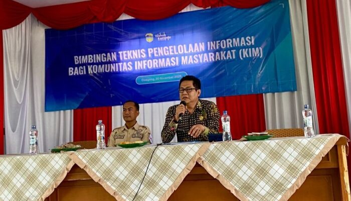 Puluhan Anggota KIM Tasik Utara Ikuti Bimtek Pengelolaan Informasi di Cisayong