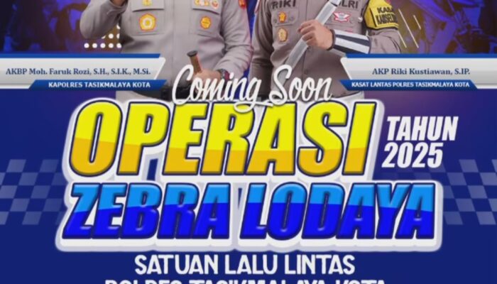 Polres Tasikmalaya Kota Gelar Operasi Zebra Lodaya 2025 Mulai 17–30 November