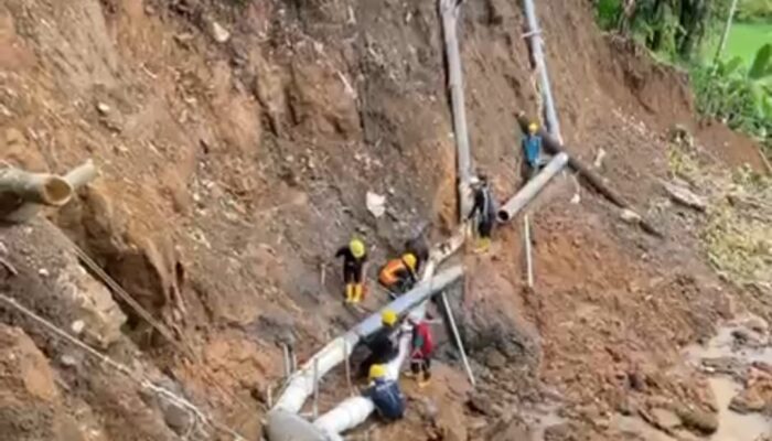 Penyambungan Pipa Air Bersih Citerewes Berhasil, Pasokan ke Pelanggan Segera Normal