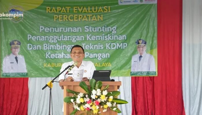 Stunting dan Pemberdayaan Ekonomi Dibahas Bersamaan di Manonjaya, Wabup Turun Langsung