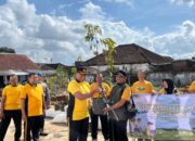 Aksi Nyata Polres Tasikmalaya Kota: Tanam Pohon untuk Dukung Gerakan Leuweung Hejo