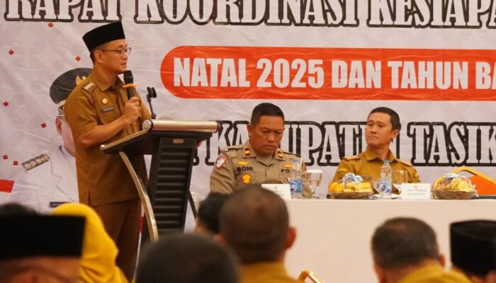 Pemkab Tasikmalaya Siapkan Pengamanan Natal dan Tahun Baru 2026, Ini Fokus Utamanya