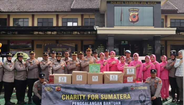 Solidaritas untuk Sumatra, Polres Tasikmalaya Kota Bergerak Galang Bantuan Kemanusiaan