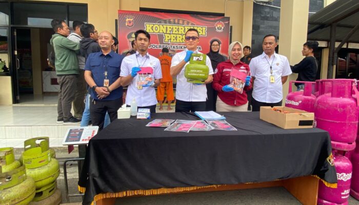 Terbongkar! Gas LPG 3 Kg di Tasikmalaya Disulap Jadi 12 Kg, Polisi Amankan Ratusan Tabung