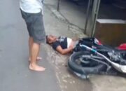 Pengendara Ninja Tewas Tanpa Helm di Tikungan Cikatomas Tasikmalaya, Motor Hantam Tembok Rumah