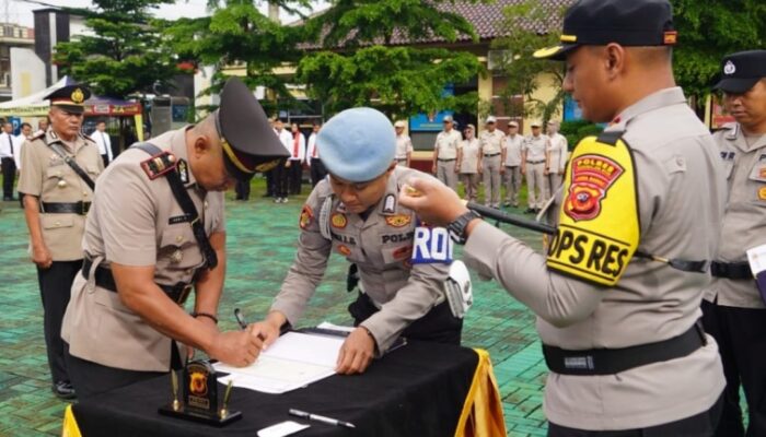 Empat Kapolsek di Polres Tasikmalaya Kota Resmi Berganti, Kapolres: Pelayanan Harus Lebih Responsif