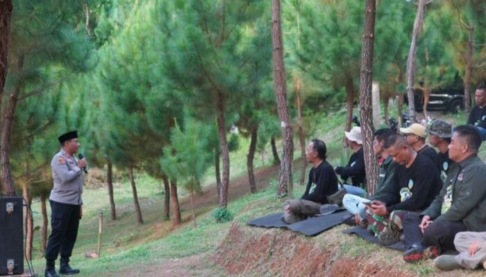 Outbond Laskar Forum Paseh Bersatu, Kapolres Tasikmalaya Kota Sampaikan Pesan Kamtibmas