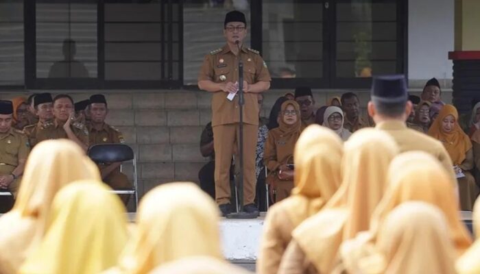 Bupati Tasikmalaya Apresiasi ASN Purna Tugas, Serahkan Piagam hingga Tanda Kehormatan di Apel Pagi