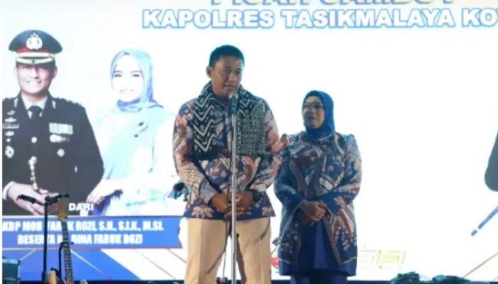 Pisah Sambut Kapolres Tasikmalaya Kota Jadi Ajang Rekonsiliasi, Wali Kota dan Yanto Oce Tampak Akrab