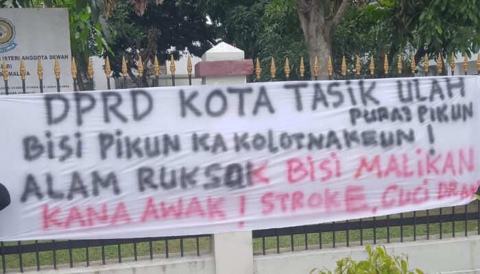 KRPL Lanjutkan Protes ke DPRD Kota Tasikmalaya, Soroti Pembiaran Kerusakan Lingkungan
