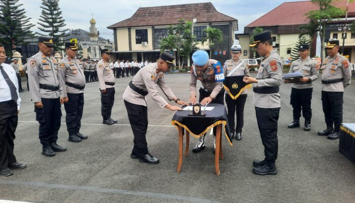 Sertijab Pejabat Strategis Polres Tasikmalaya, Kapolres Tegaskan Arah Baru: Inovatif, Bersih, dan Melayani