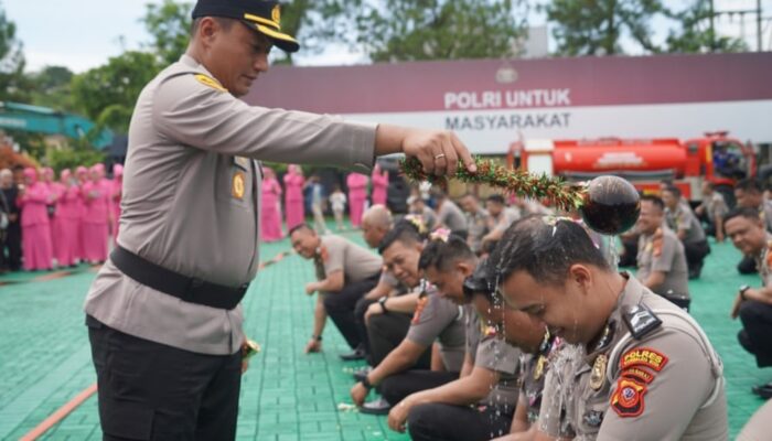 78 Polisi dan 2 PNS Polres Tasikmalaya Kota Naik Pangkat di Awal 2026
