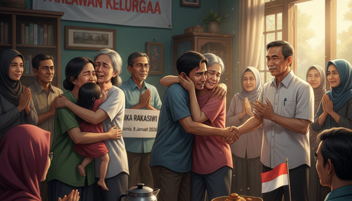 Tangis Haru Pecah di Pagi Hari, Empat Warga Tasikmalaya Korban Dugaan TPPO Akhirnya Pulang ke Pangkuan Keluarga