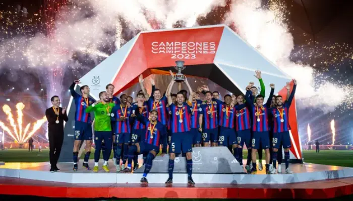 El Clasico Penuh Drama! Barcelona Taklukkan Real Madrid 3-2 dan Juara Supercopa de Espana 2026