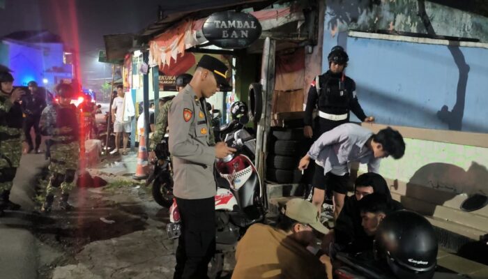 Polisi Bubarkan Kerumunan Remaja Usai Tahun Baru 2026, Tasikmalaya Tetap Kondusif