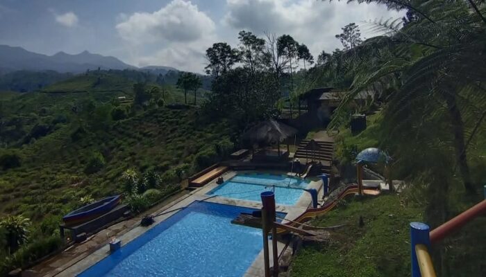 Bukit Kacapi Tasikmalaya: Sensasi Berenang di Atas Awan dengan View Kebun Teh yang Estetik!