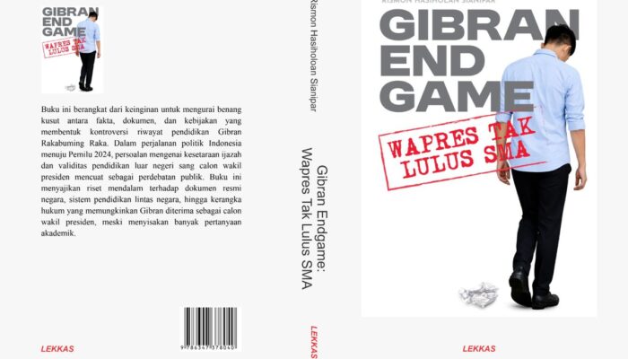Buku ‘Gibran End Game, Wapres Tak Lulus SMA’ Siap Dibagikan ke DPR dan DPD, Penulis Tunggu Reaksi Senayan